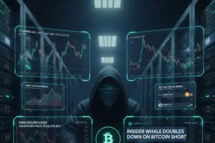 Insider Whale Bets $496M Against Bitcoin