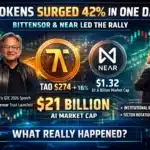 AI Tokens Surged 42% in One Day. Bittensor and NEAR Led It. Here Is What Actually Happened.
