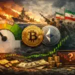 Bitcoin Holds $67K as Iran War Enters Week 5. Fear Index Hits 8.