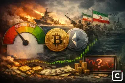 Bitcoin Holds $67K as Iran War Enters Week 5. Fear Index Hits 8.