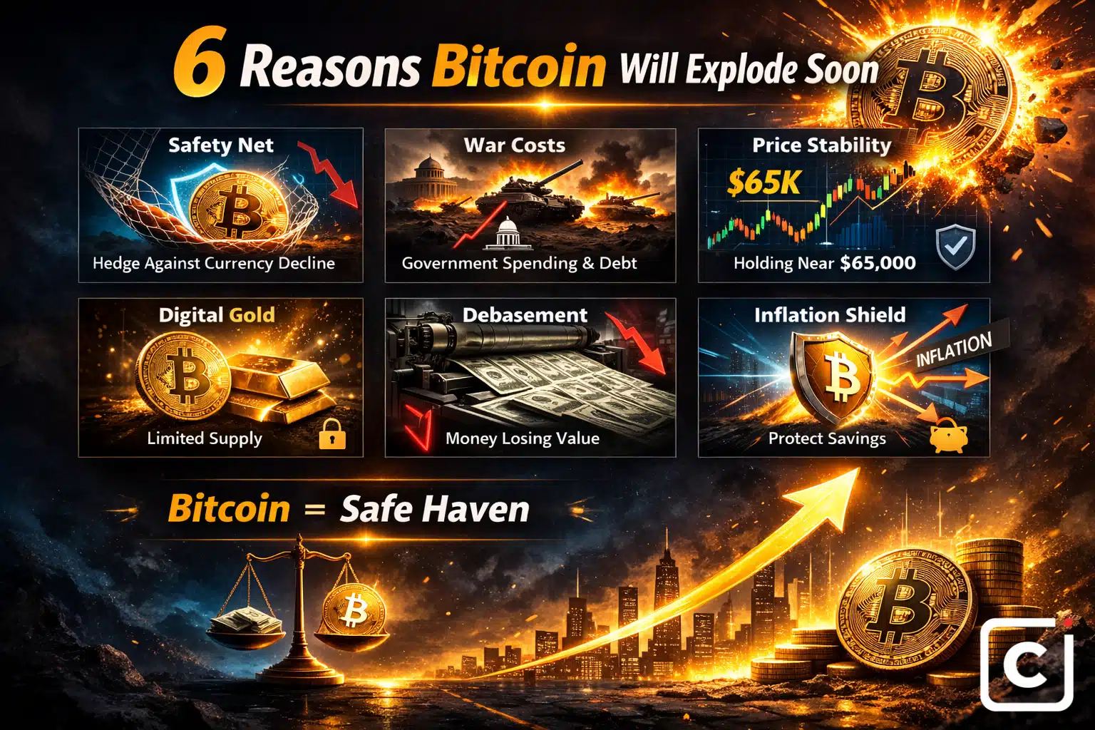 Bitcoin will explode soon