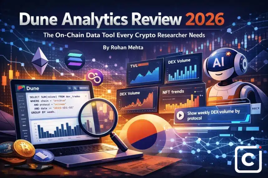 Dune Analytics Review 2026: The On-Chain Data Tool Every Crypto Researcher Needs