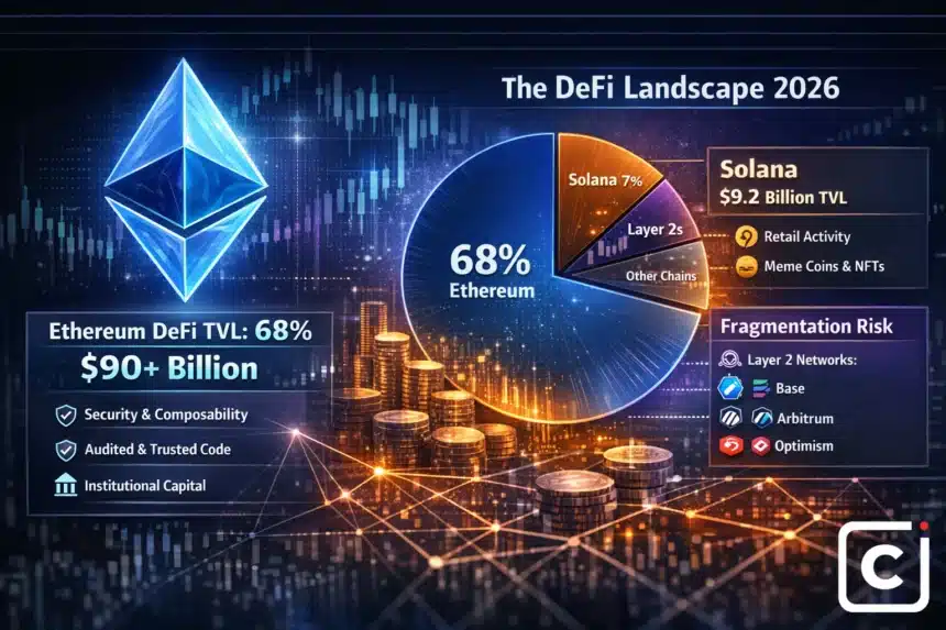 Ethereum Controls 68% of All DeFi.