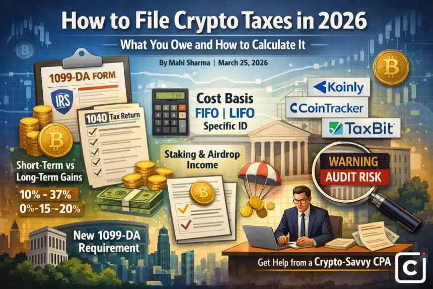 How to File Crypto Taxes in 2026: What You Owe and How to Calculate It