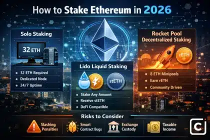 How to Stake Ethereum in 2026: Solo Staking, Lido, and Liquid Staking Explained
