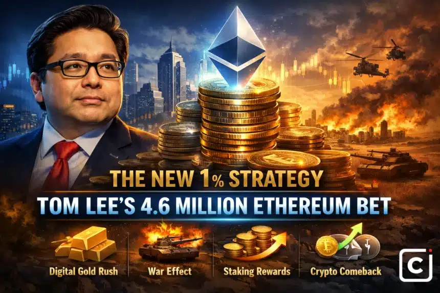 The New 1% Strategy: Why Wall Street’s Tom Lee is Quietly Hoarding 4.6 Million Ethereum