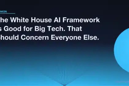 White House national AI policy framework March 2026 federal preemption innovation Big Tech