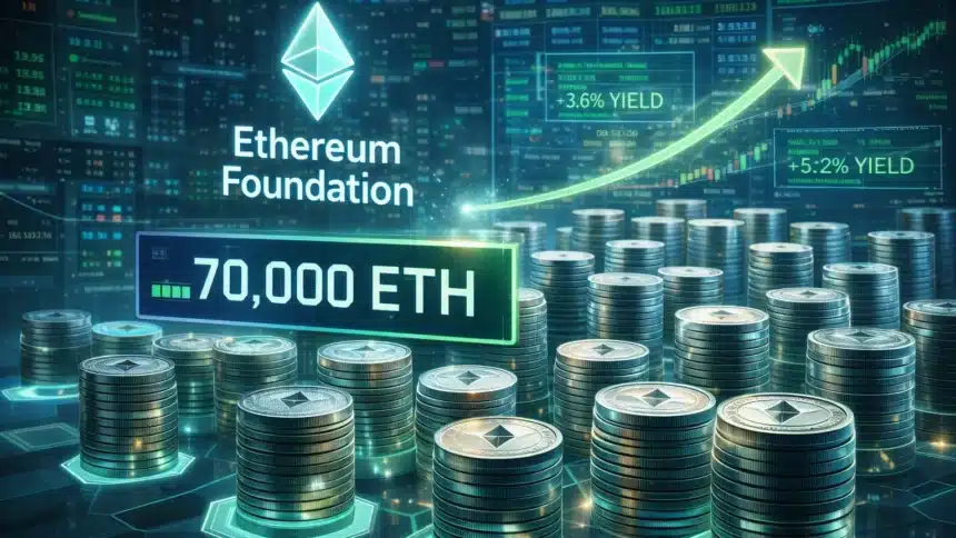 Ethereum Foundation 70000 ETH Staking Target 143 Million Yield April 2026 | The Central Bulletin