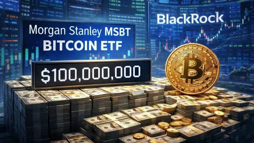 Morgan Stanley MSBT Bitcoin ETF Million First Week Fee War April 2026 | The Central Bulletin