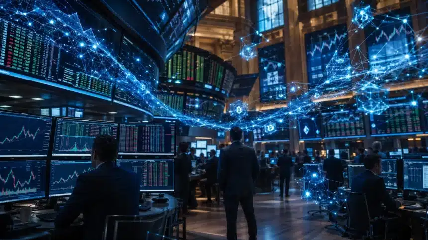 Ostium decentralized execution layer with Jump institutional hedging partner