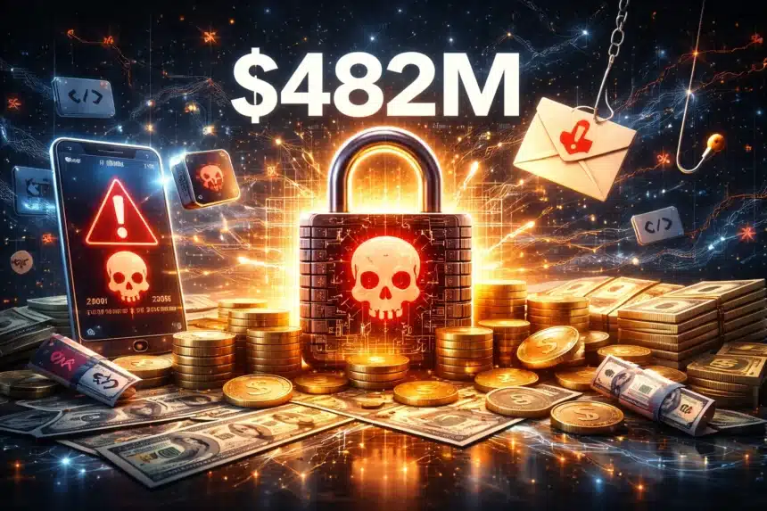 Web3 Hacks Cost $482 Million in Q1 2026. Phishing Is Now the Top Threat.