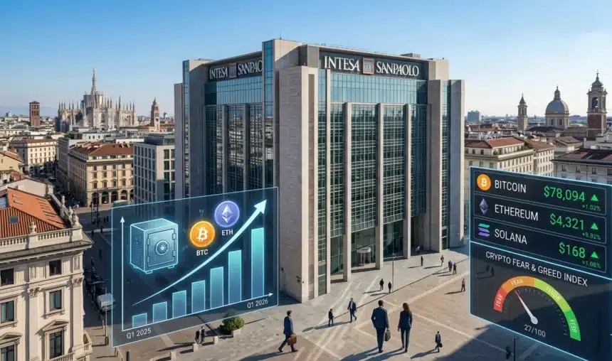 Italy’s largest bank doubles crypto holdings in a significant move that highlights the growing interest of traditional financial institutions in digital assets.
