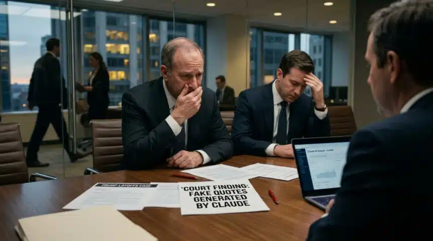Lawyers have Issued apologies after fabricated quotes generated by Claude appeared in a court case related to Trump layoffs, sparking concerns about the use of AI in legal proceedings.