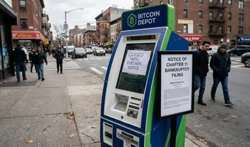 US crypto ATM operator Bitcoin Depot has filed for Chapter 11 bankruptcy to wind down its business operations.