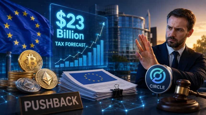 $23 Billion EU Crypto Tax Forecast Draws Pushback From Circle Policy Lead