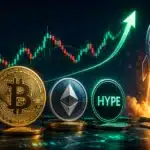 Bitcoin rebounded to $77,900, while ether traded near $2,130, as crypto markets steadied, with HYPE rising for a fifth straight day.