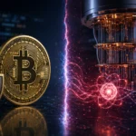 Bitcoin's Elliptic Curve Digital Signature Algorithm (ECDSA) is theoretically vulnerable to Shor's algorithm, requiring an estimated 2,500 to 3,000 logical qubits for a practical attack.