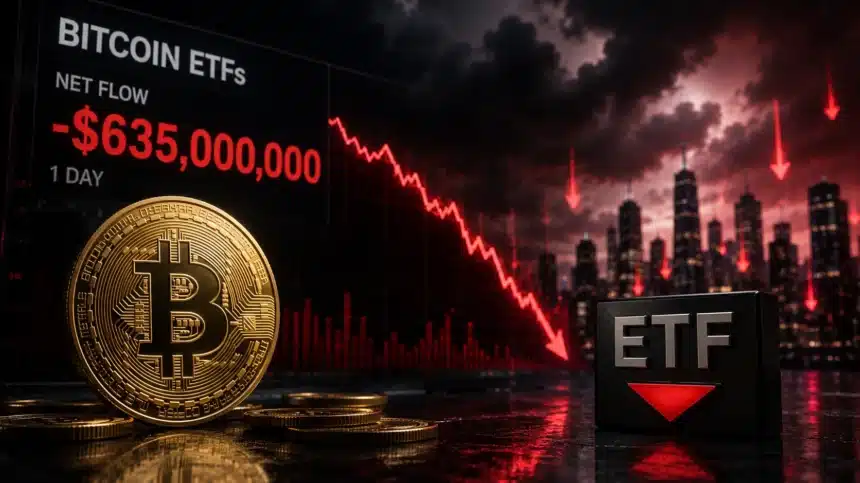 Bitcoin ETFs Lost $635 Million in a Single Day. Here Is What Triggered the Exit.