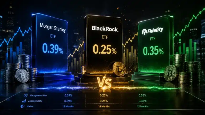 Bitcoin ETF Fee War: Morgan Stanley vs BlackRock vs Fidelity in 2026
