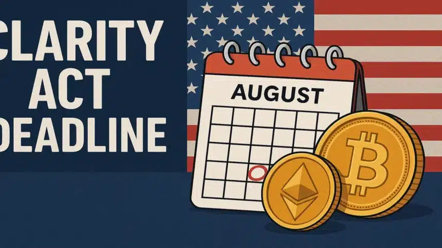Clarity Act August Deadline What It Means For US Crypto