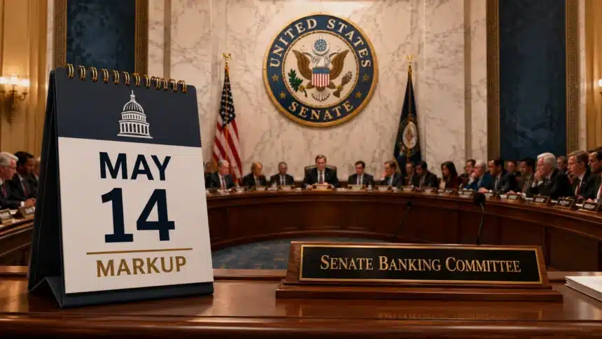clarity act senate markup may 14 2026