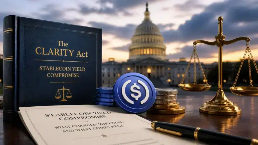 The CLARITY Act Stablecoin Yield Compromise Explained | The Central Bulletin
