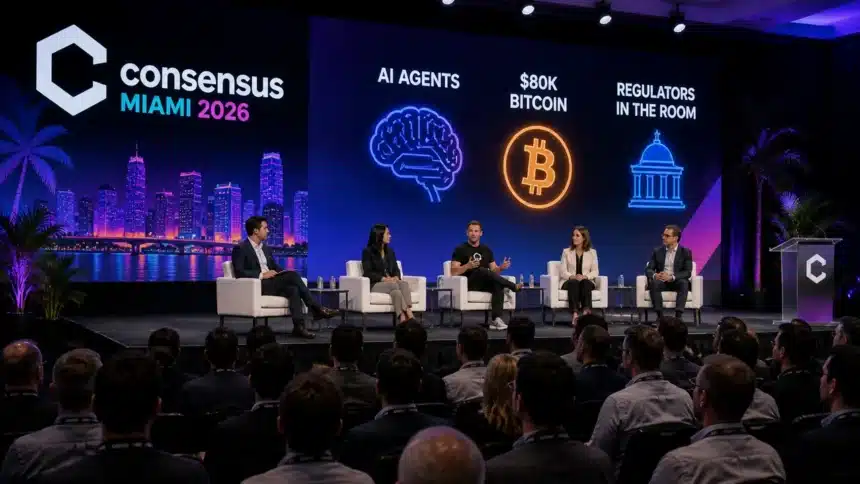 Consensus Miami 2026 Day 1 AI Agents Bitcoin Regulators | The Central Bulletin