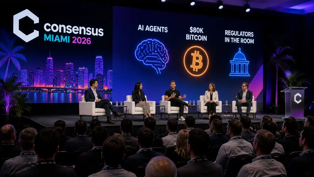 Consensus Miami 2026 Day 1 AI Agents Bitcoin Regulators | The Central Bulletin