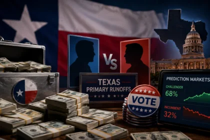 Crypto PAC money pours into Texas primary runoffs, as prediction markets favor challengers