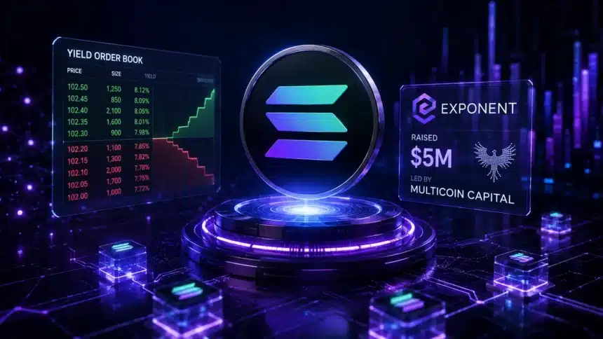 Exponent Raises $5M from Multicoin Capital to Build Solana Yield Order Book