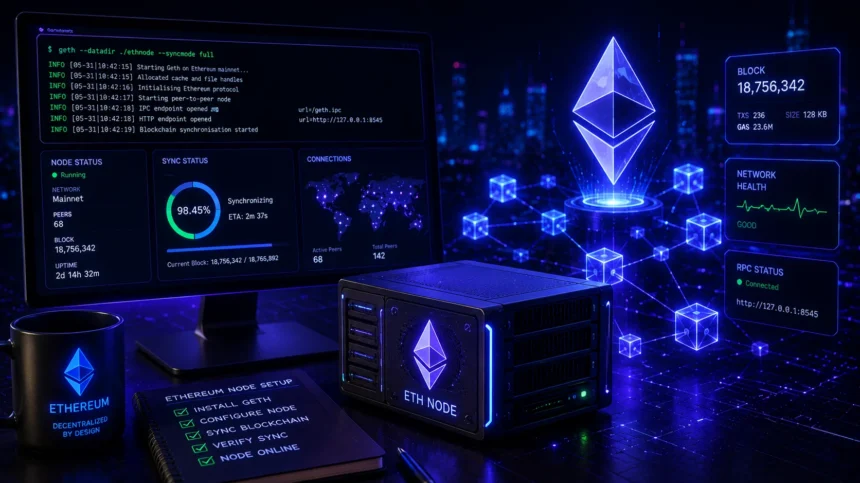 How to set up an Ethereum node step by step complete guide