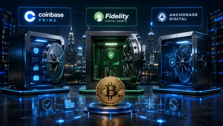 Institutional Bitcoin Custody in 2026: Coinbase Prime vs Fidelity vs Anchorage