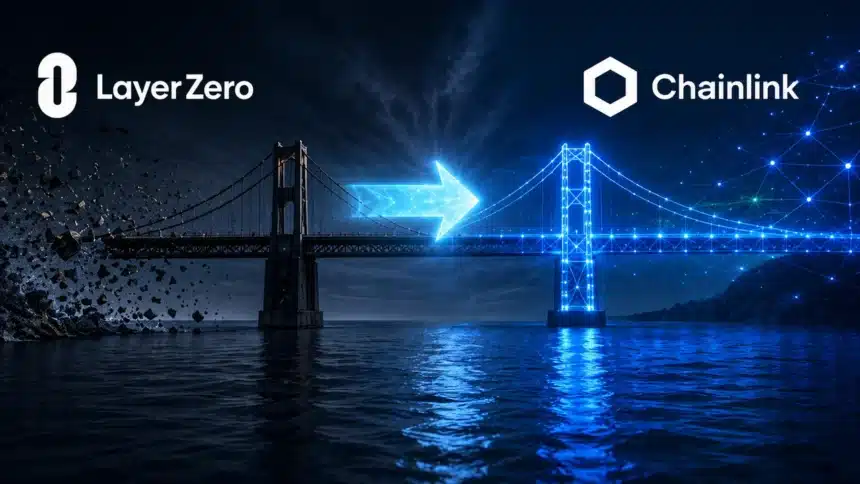 Kraken Is Replacing LayerZero With Chainlink. The Reason Tells You Everything About DeFi Bridge Security in 2026