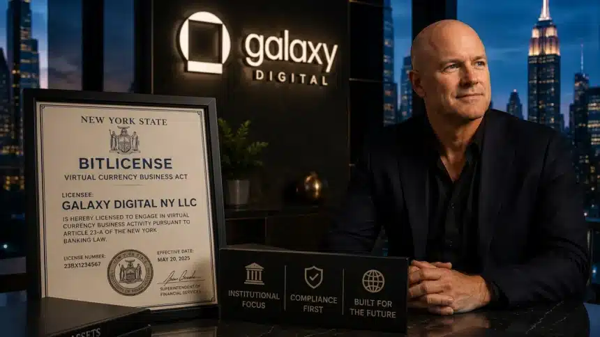 Mike Novogratz Galaxy Digital receives New York BitLicense for institutional crypto