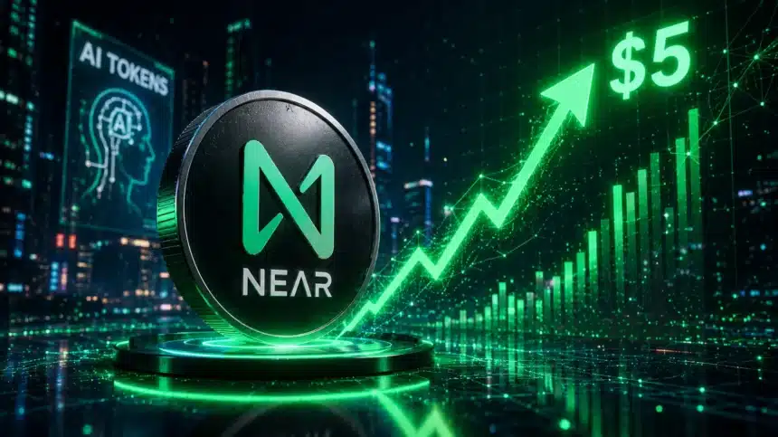 NEAR Protocol Leads AI Token Rally with 50% Pump. Is $5 NEAR the Next Target?