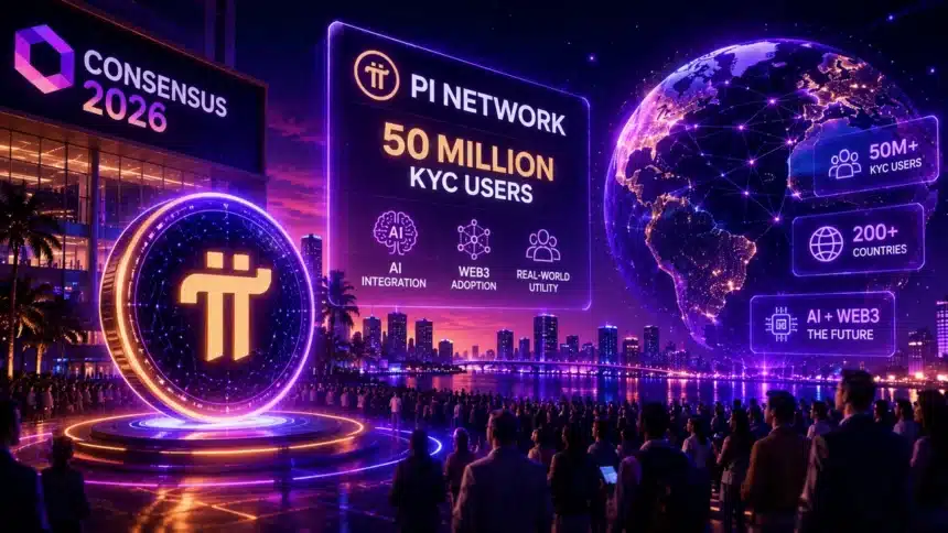 Pi Network at Consensus 2026: What 50 Million KYC Users Actually Mean for AI and Web3 | The Central Bulletin