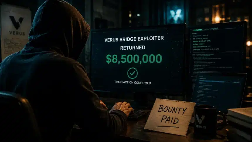 Verus bridge exploiter returns $8.5M after bounty offer
