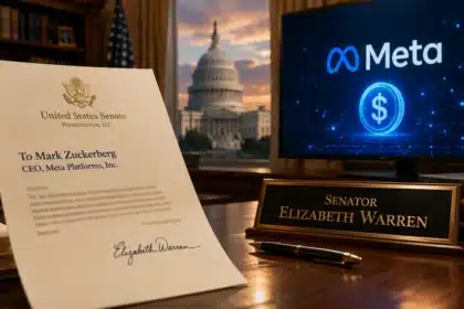 warren meta stablecoin zuckerberg may 2026