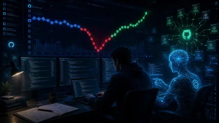 Web3 Developer Commits Fell 75 Percent in 2026. AI Is Filling the Gap. | The Central Bulletin