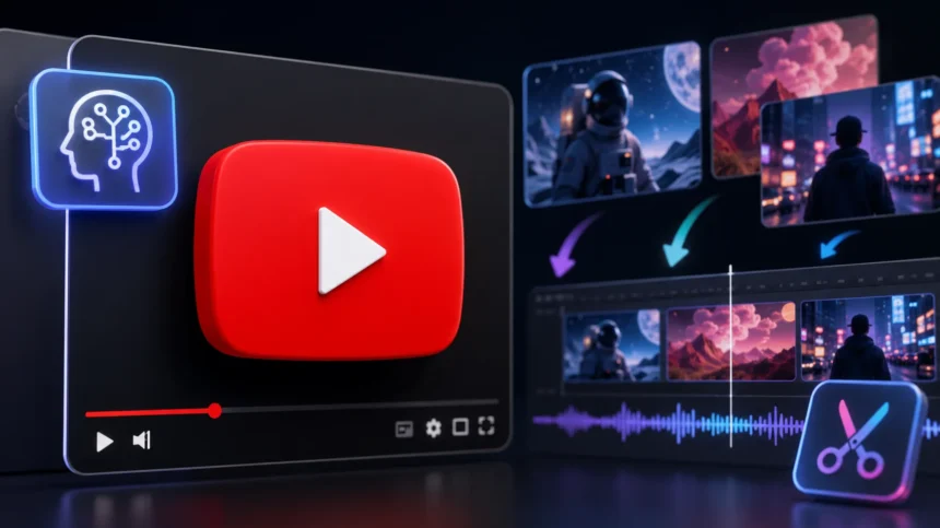YouTube AI content labels video remix tools