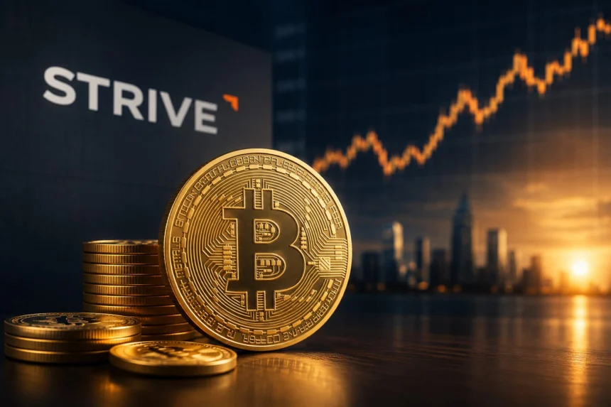 Strive’s total Bitcoin treasury has expanded to 19,032 coins following its latest purchase.