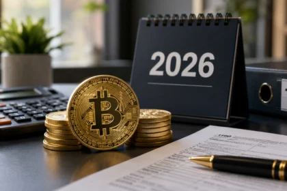 Short term capital gains on Bitcoin, for assets held one year or less, are taxed at ordinary income rates, potentially reaching 37% for top earners in 2026.