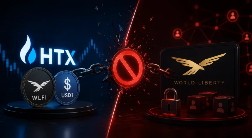 HTX unilaterally suspended all trading pairs involving the WLFI token.