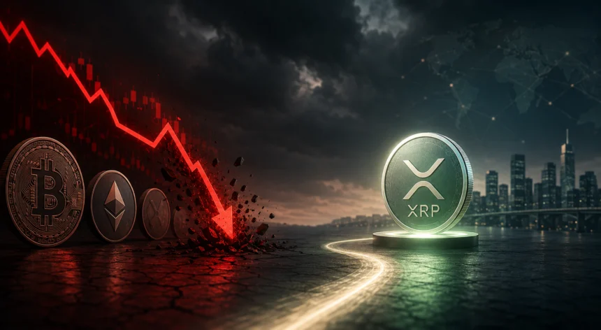 XRP Leads Rare Altcoin Inflows as Crypto Funds Lost $1.67 Billion in a Week