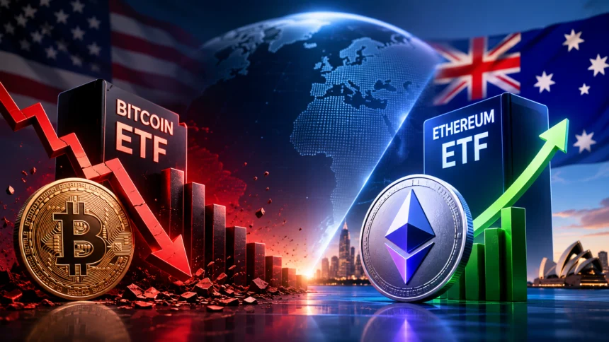 Live markets: Bitcoin ETFs bled cash Monday while every other crypto ETF gained