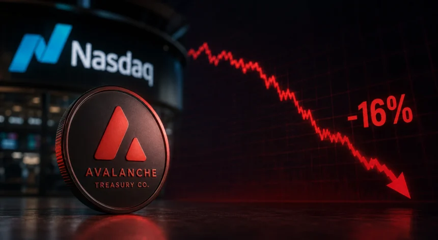 Avalanche Treasury Co. falls 16% as it debuts on Nasdaq