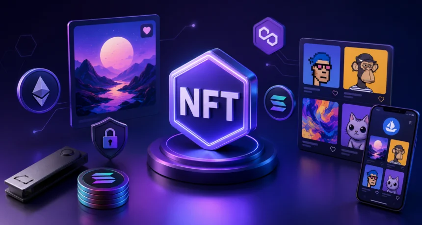 The NFT market has seen over 1.3 million new creations as of Q2 2023.