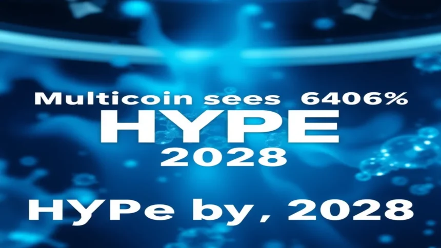 Multicoin Sees 406% Upside for Hyperliquid HYPE by 2028