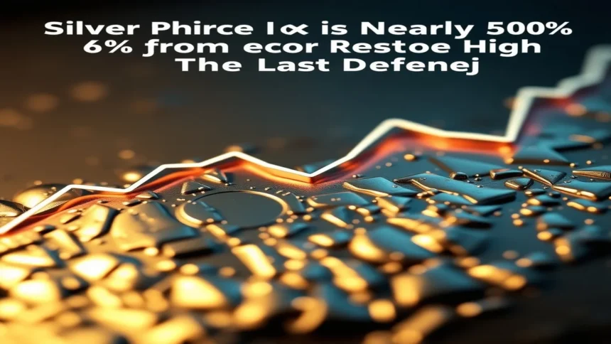 Silver Price is Down Nearly 50% from Record High, and This Trendline is the Last Defense