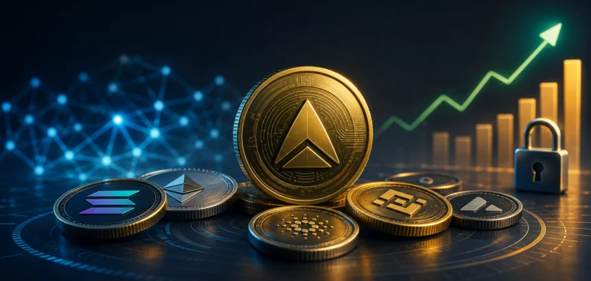 Tokenomics, the economic model governing a crypto asset,